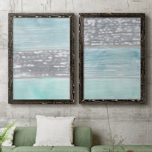 Hydrusphere I - Barnwood Framed Canvas Set