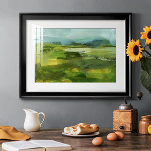 Emerald View IV - Modern Framed Art Print