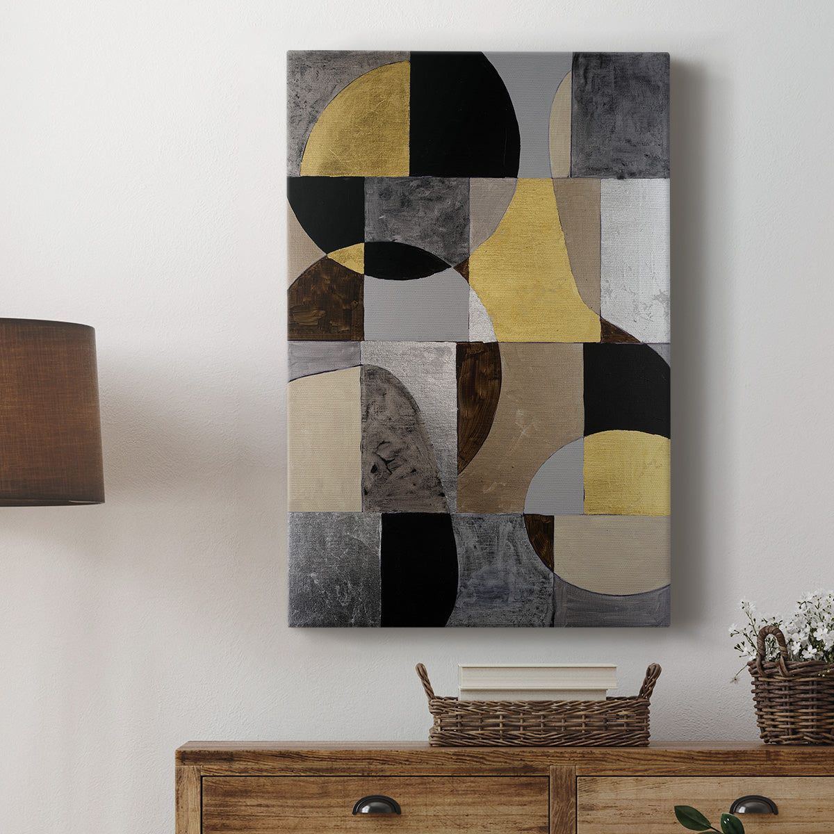 Neutral Framework I Premium Gallery Wrapped Canvas - Ready to Hang