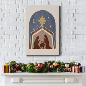 Boho Nativity I - Gallery Wrapped Canvas