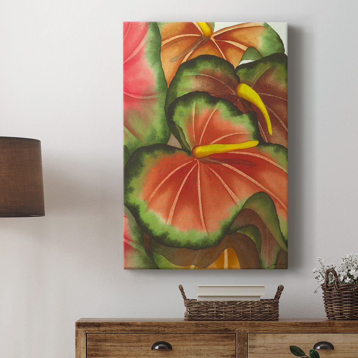 Anthuria II Premium Gallery Wrapped Canvas - Ready to Hang