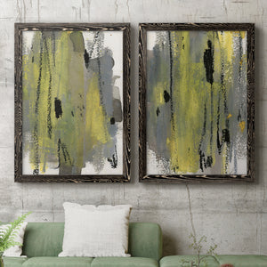 Loft Pastel I - Barnwood Framed Canvas Set