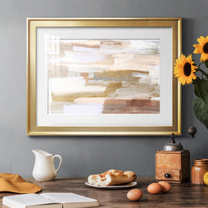Gold Quartz II - Modern Framed Art Print