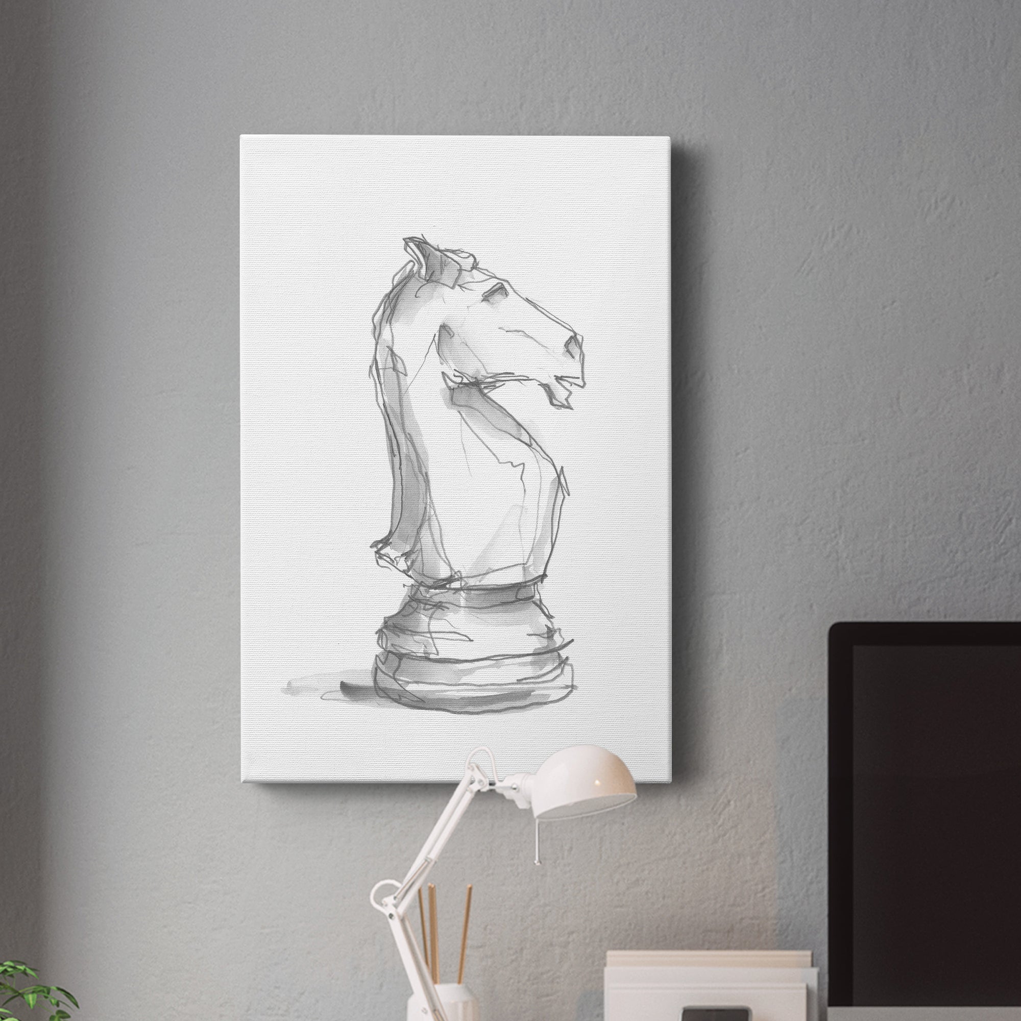 Chess Piece Study I - Canvas Art Print