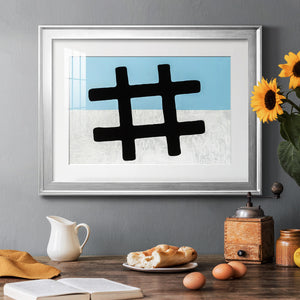 Hashtag - Modern Framed Art Print