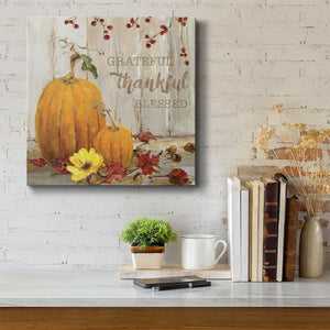 Grateful Pumpkins-Premium Gallery Wrapped Canvas - Ready to Hang