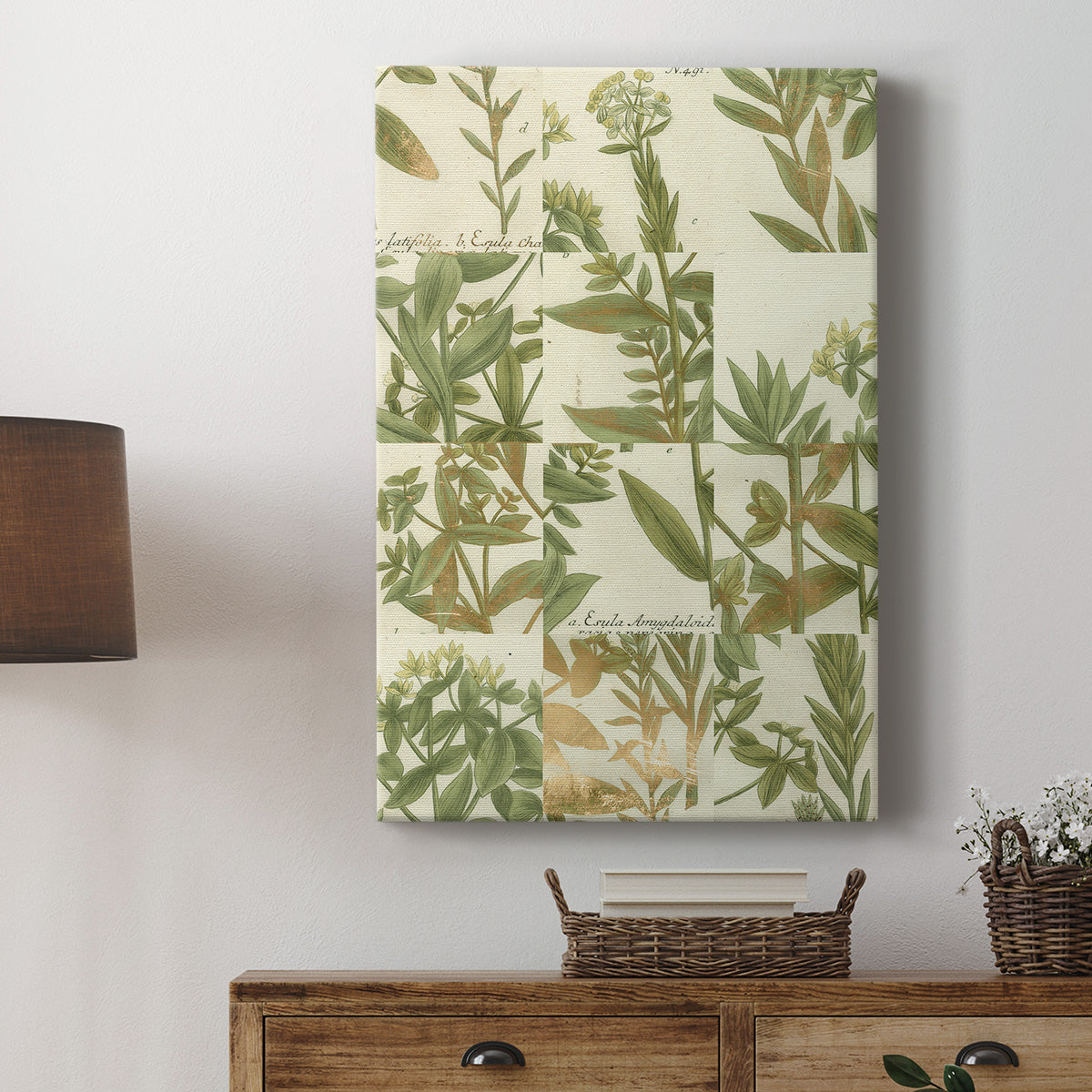 Garden Grid III Premium Gallery Wrapped Canvas - Ready to Hang