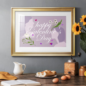 Happy Galentine's Day Collection A - Modern Framed Art Print