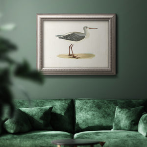 Morris Sandpipers I Premium Framed Canvas- Ready to Hang