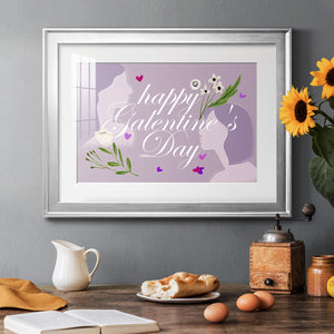 Happy Galentine's Day Collection A - Modern Framed Art Print