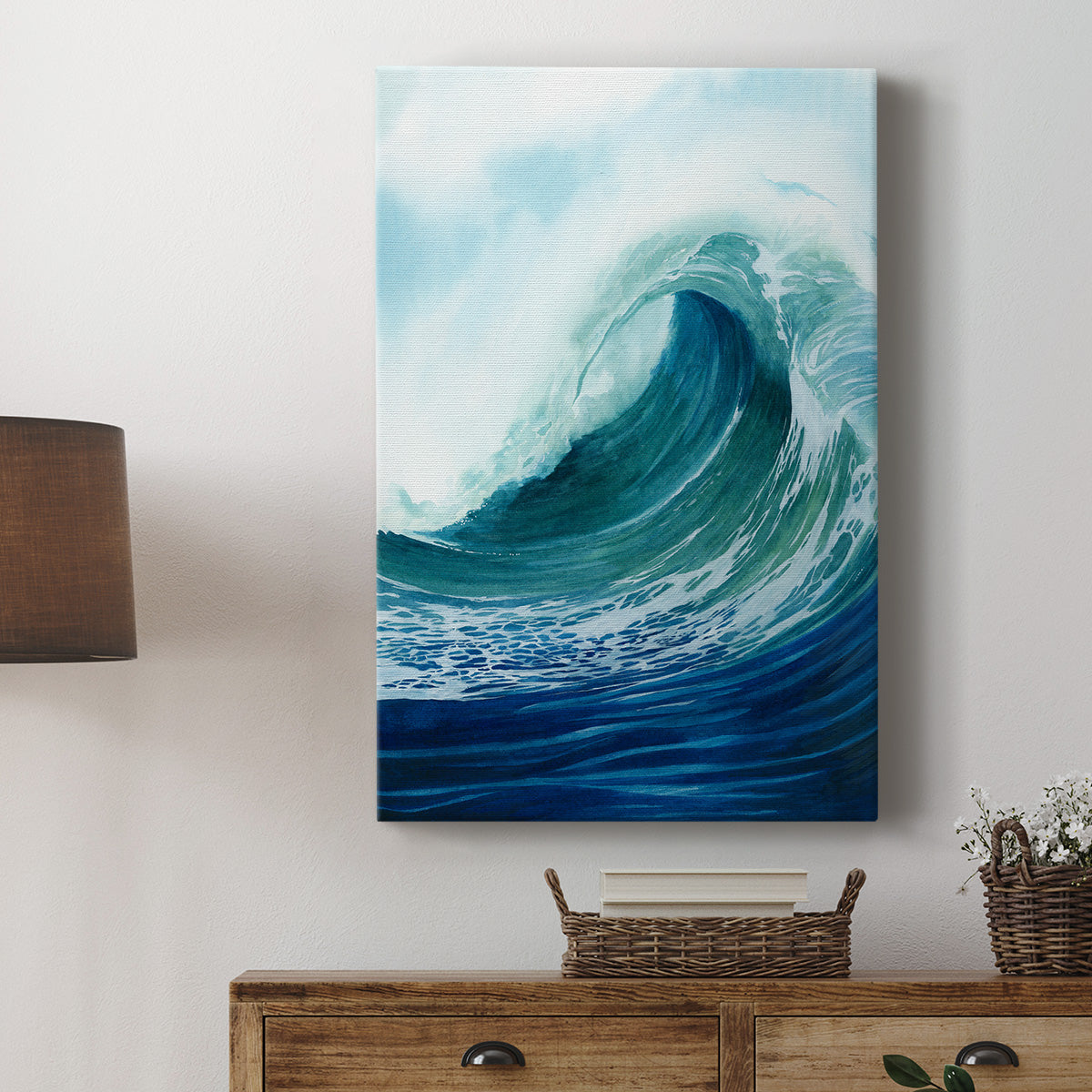 Sea Foam II Premium Gallery Wrapped Canvas - Ready to Hang