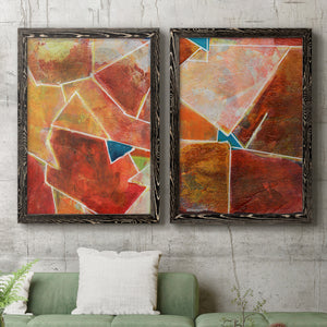 Primary Connection VII - Barnwood Framed Canvas Set