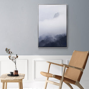 Above the Clouds - Framed Premium Gallery Wrapped Canvas L Frame - Ready to Hang