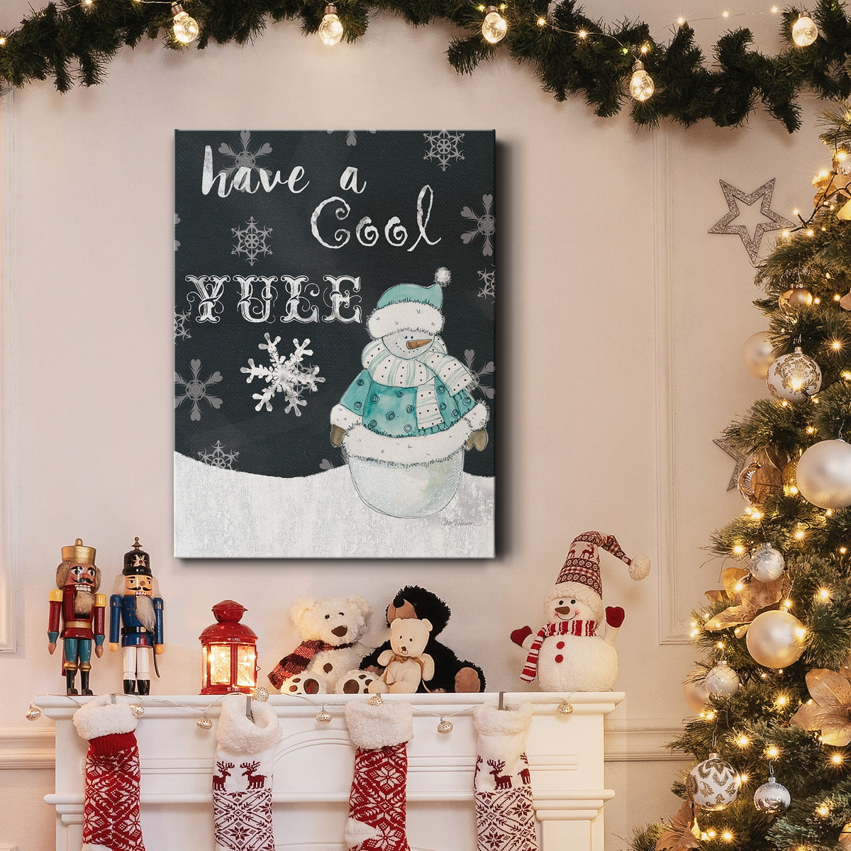 Have a Cool Yule Premium Gallery Wrapped Canvas - Ready to Hang