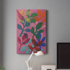 Vivid Stems IV - Canvas Art Print
