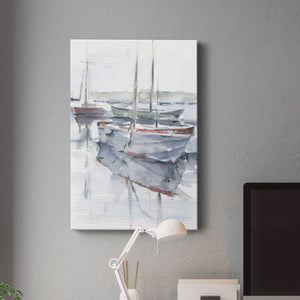 Watercolor Harbor Study I Premium Gallery Wrapped Canvas - Ready to Hang