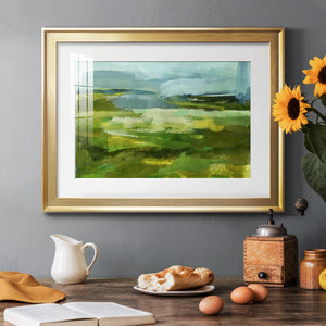 Emerald View I - Modern Framed Art Print