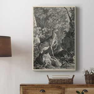 Woodland Deer VII Premium Gallery Wrapped Canvas - Ready to Hang