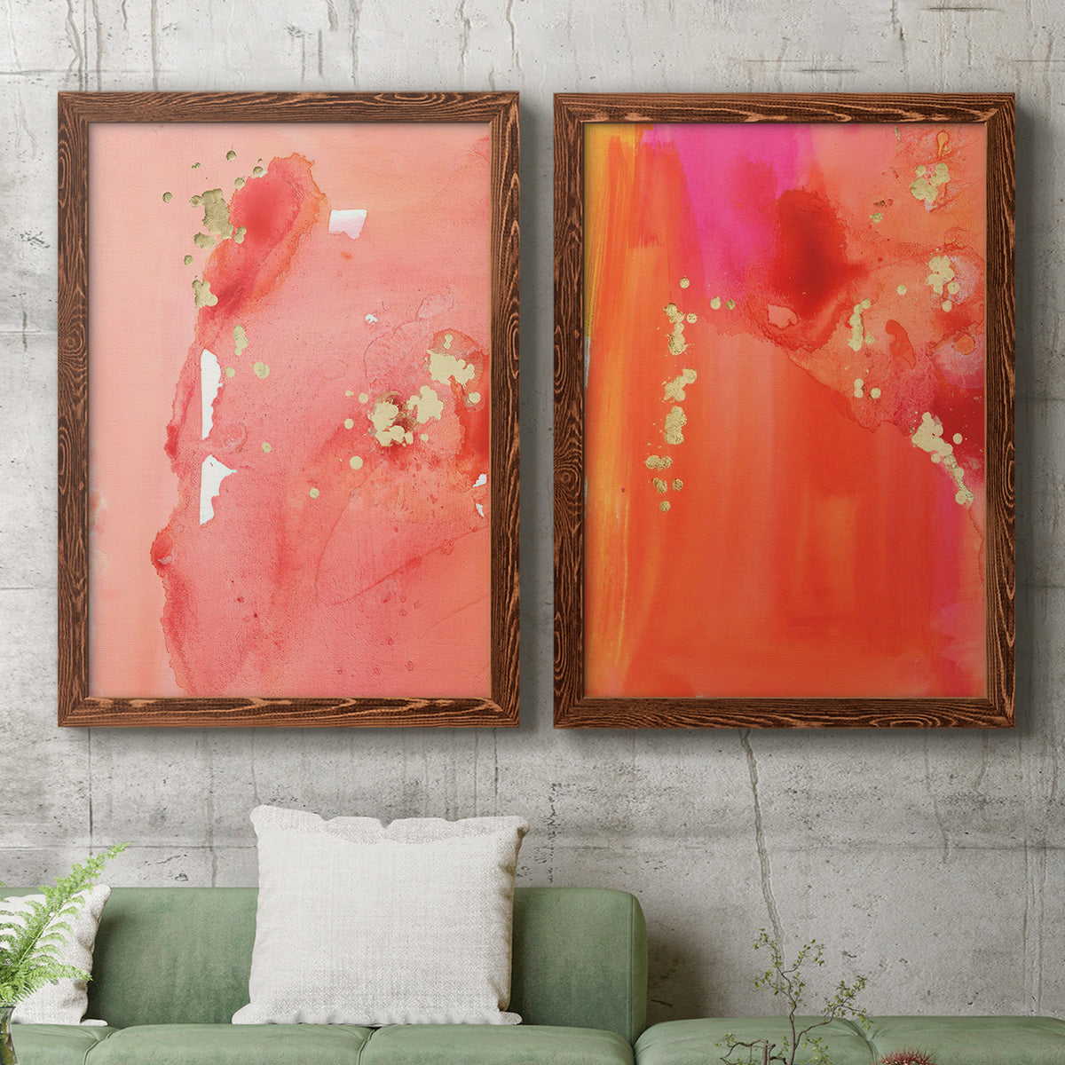 Mythological I - Premium Framed Canvas 2 Piece Set - Ready to Hang