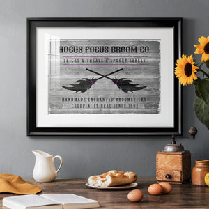 Hocus Pocus Broom Co. - Modern Framed Art Print
