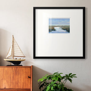 Coastal Plains II Premium Framed Print Double Matboard