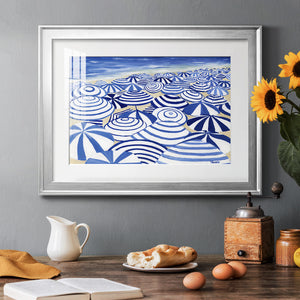 Candy Bowl Prussian Blue - Modern Framed Art Print