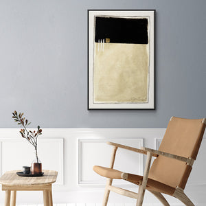 Inner Musing II - Framed Premium Gallery Wrapped Canvas L Frame - Ready to Hang