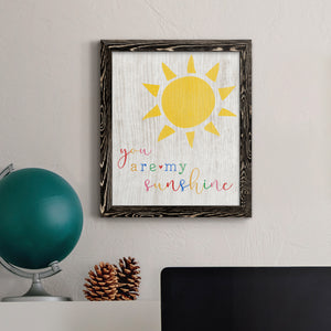 You are my Sunshine - Premium Canvas Framed in Barnwood - Ready to Hang