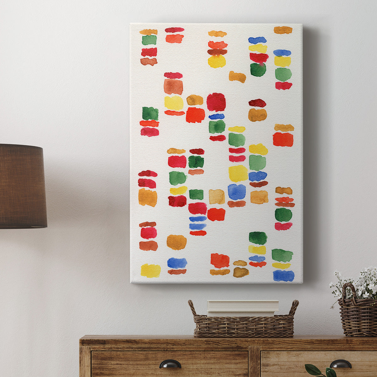 Colorful Code I Premium Gallery Wrapped Canvas - Ready to Hang