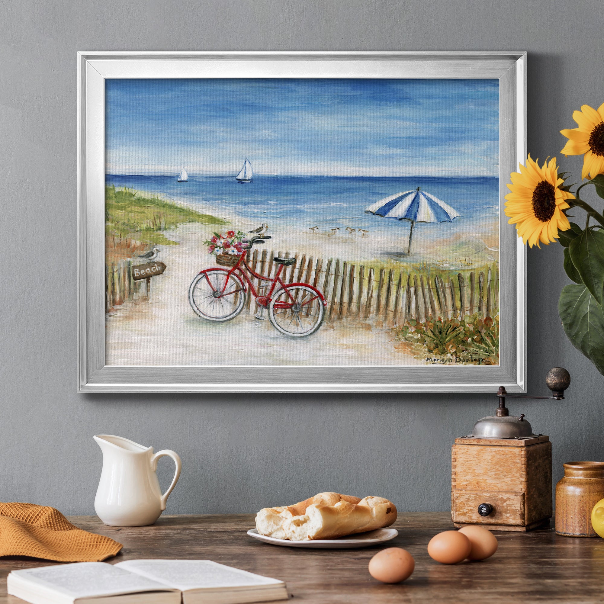 Beach Ride II Premium Classic Framed Canvas - Ready to Hang