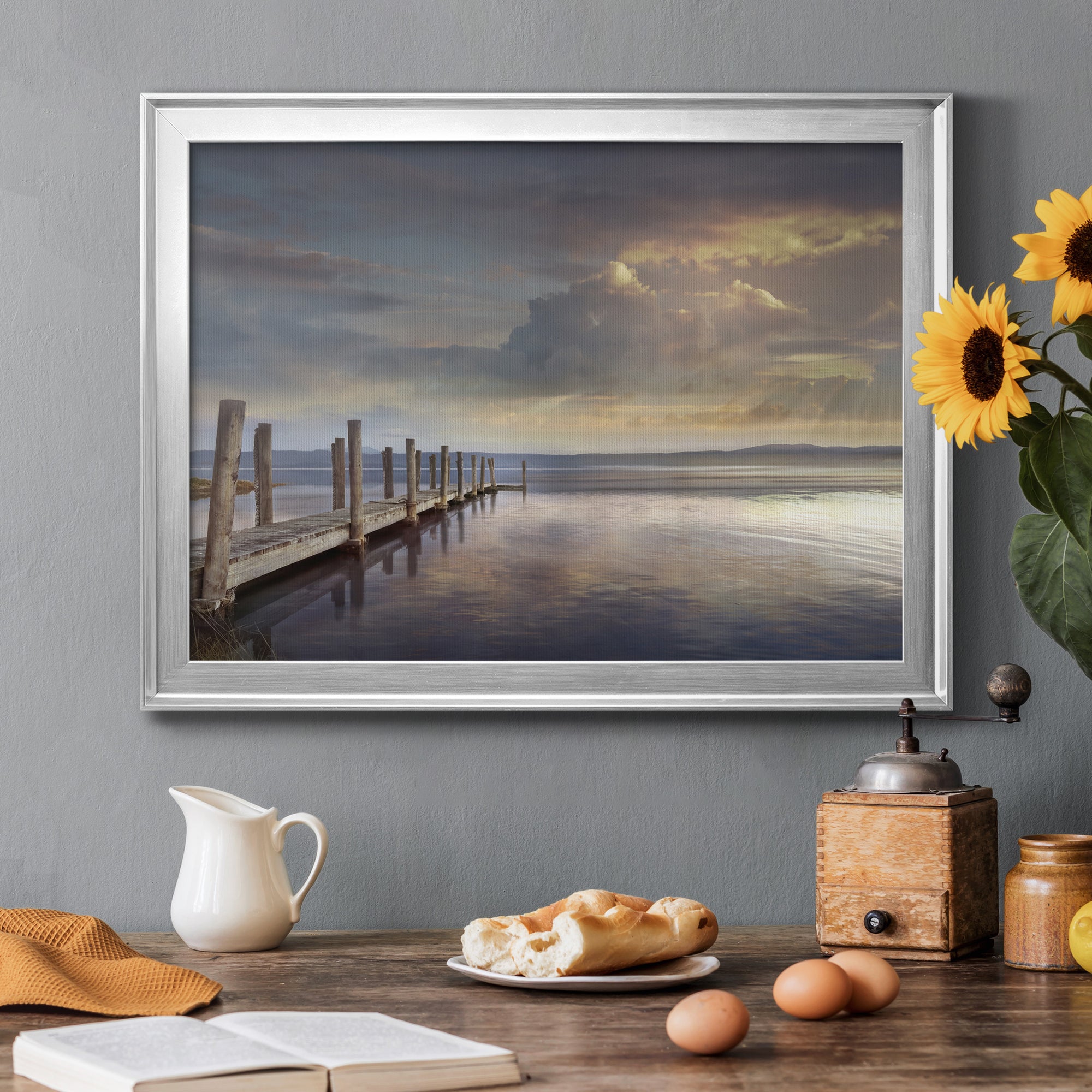 Evening Reflection Premium Classic Framed Canvas - Ready to Hang