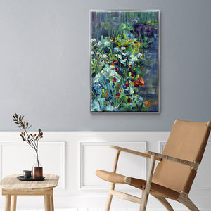 Lots of Love in the Garden - Framed Premium Gallery Wrapped Canvas L Frame - Ready to Hang