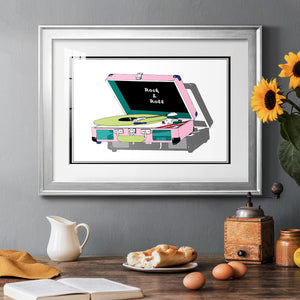 Record Shop I - Modern Framed Art Print