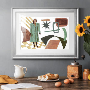 Vintage Vibes II - Modern Framed Art Print