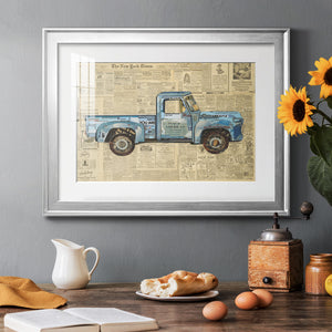George's '53 Ford - Modern Framed Art Print