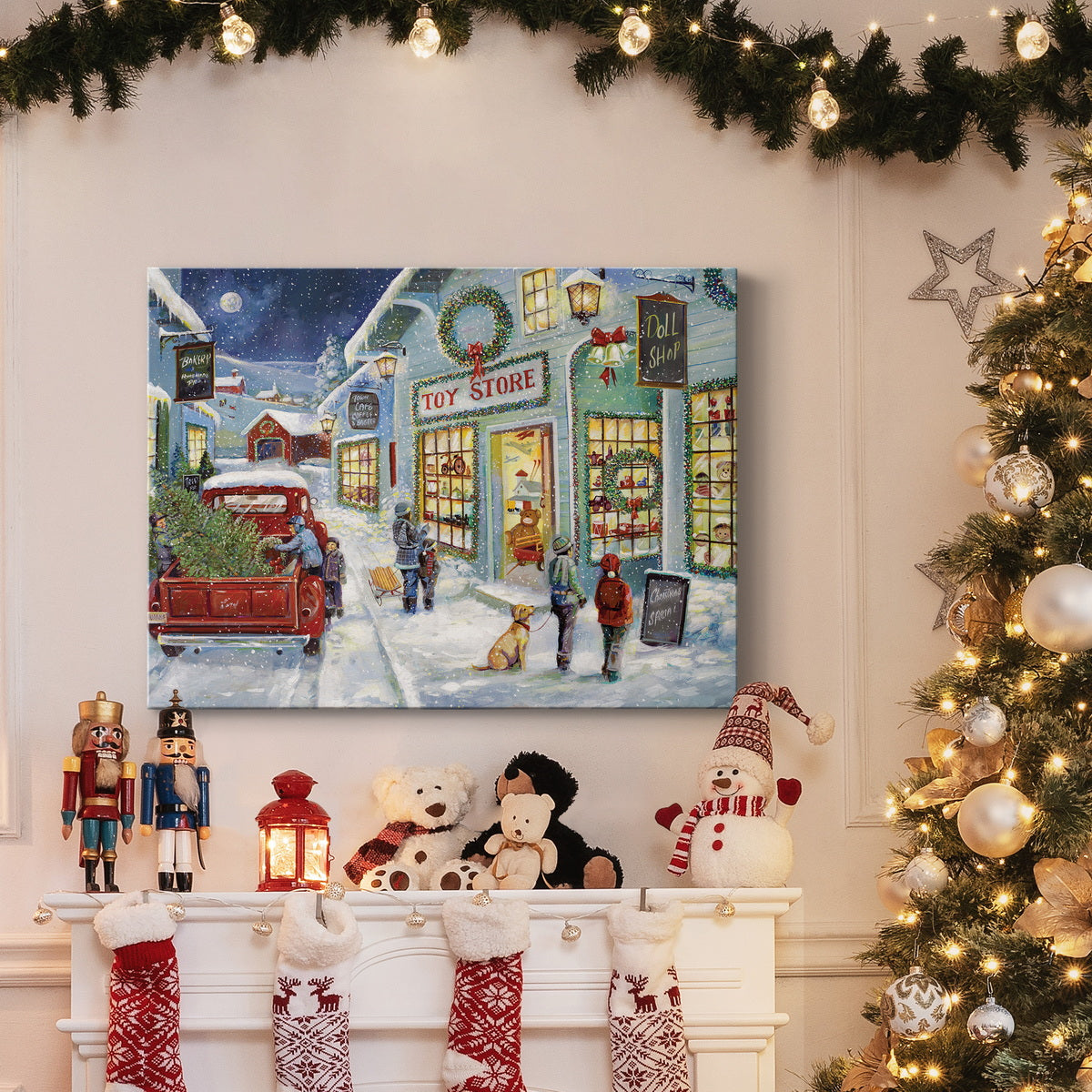 Toy Shop - Premium Gallery Wrapped Canvas  - Ready to Hang