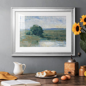 Riverbank Impression I - Modern Framed Art Print