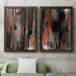 Loft Pastel VII - Barnwood Framed Canvas Set