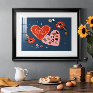 Happy Galentine II - Modern Framed Art Print
