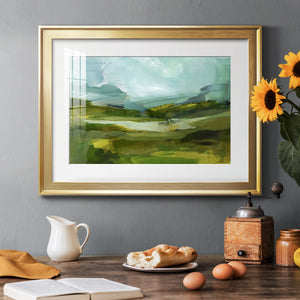 Emerald View III - Modern Framed Art Print