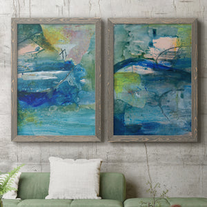 Spring Winds VII - Barnwood Framed Canvas Set