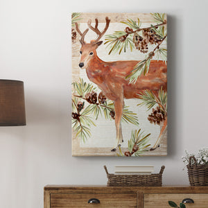 Rustic Barnwood Animals Collection B - Canvas Art Print