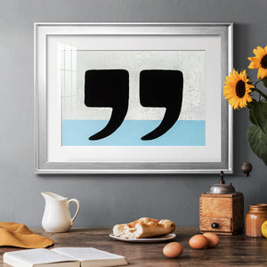 He Said She Said - Modern Framed Art Print