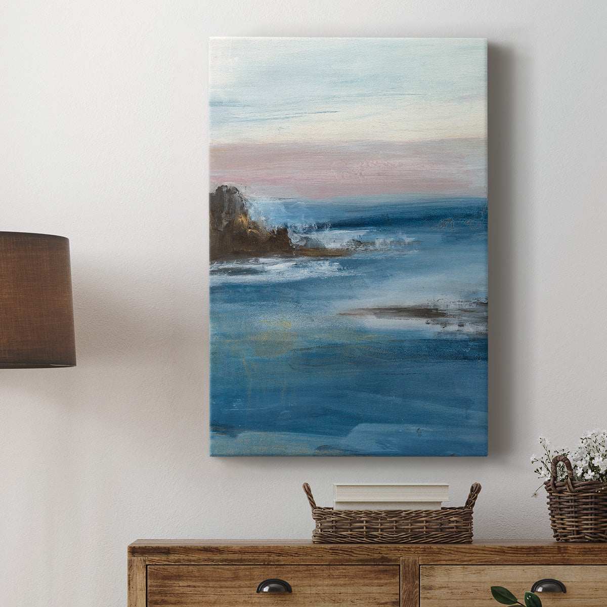 Merging the Ocean I Premium Gallery Wrapped Canvas - Ready to Hang