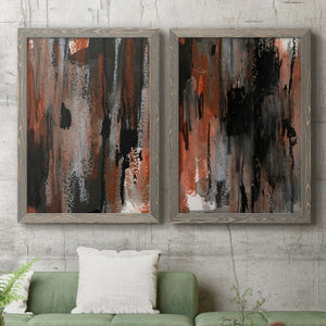 Loft Pastel VII - Barnwood Framed Canvas Set