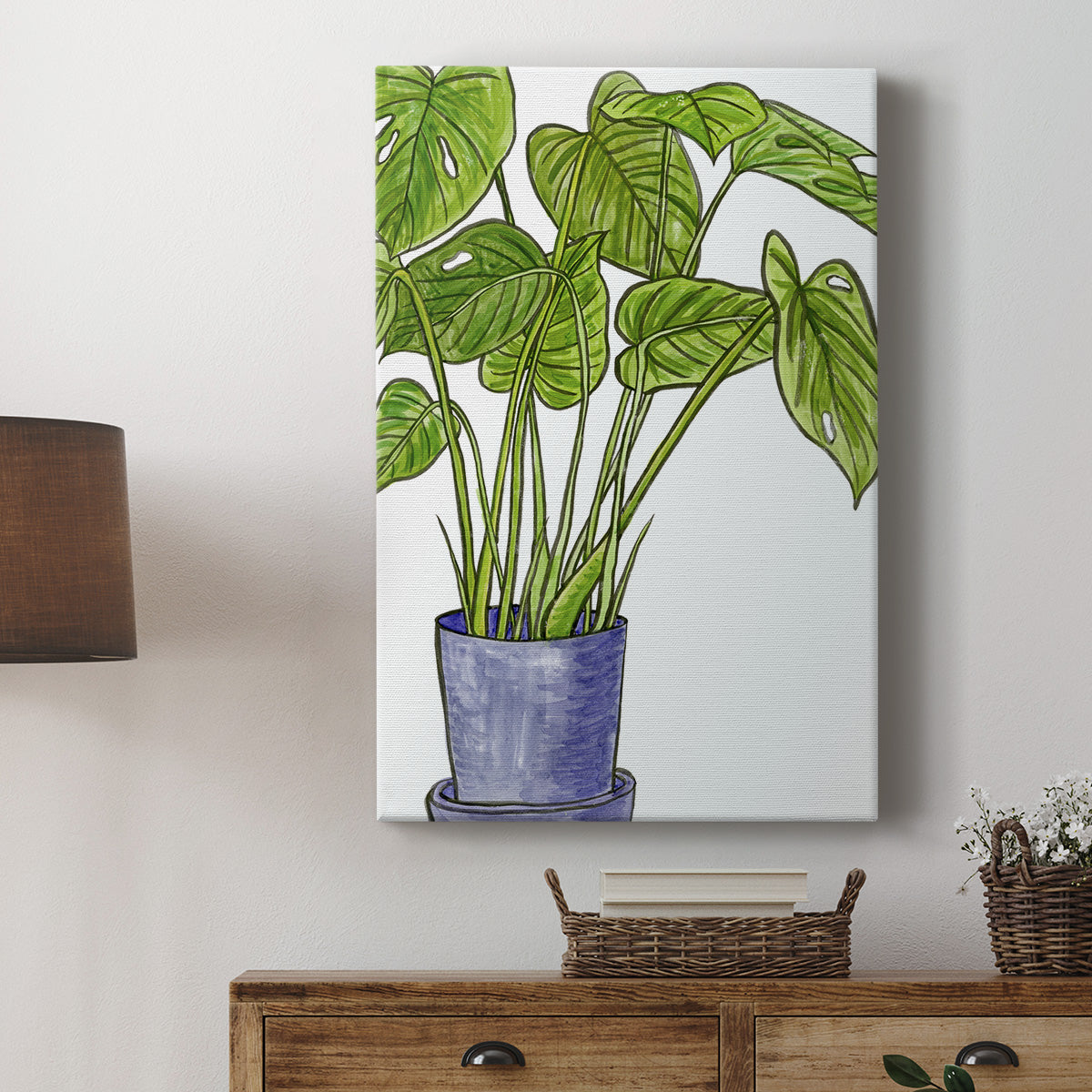 Potted Jungle III Premium Gallery Wrapped Canvas - Ready to Hang