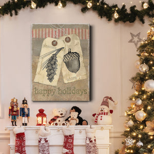 Burlap Tags - Canvas Art Print
