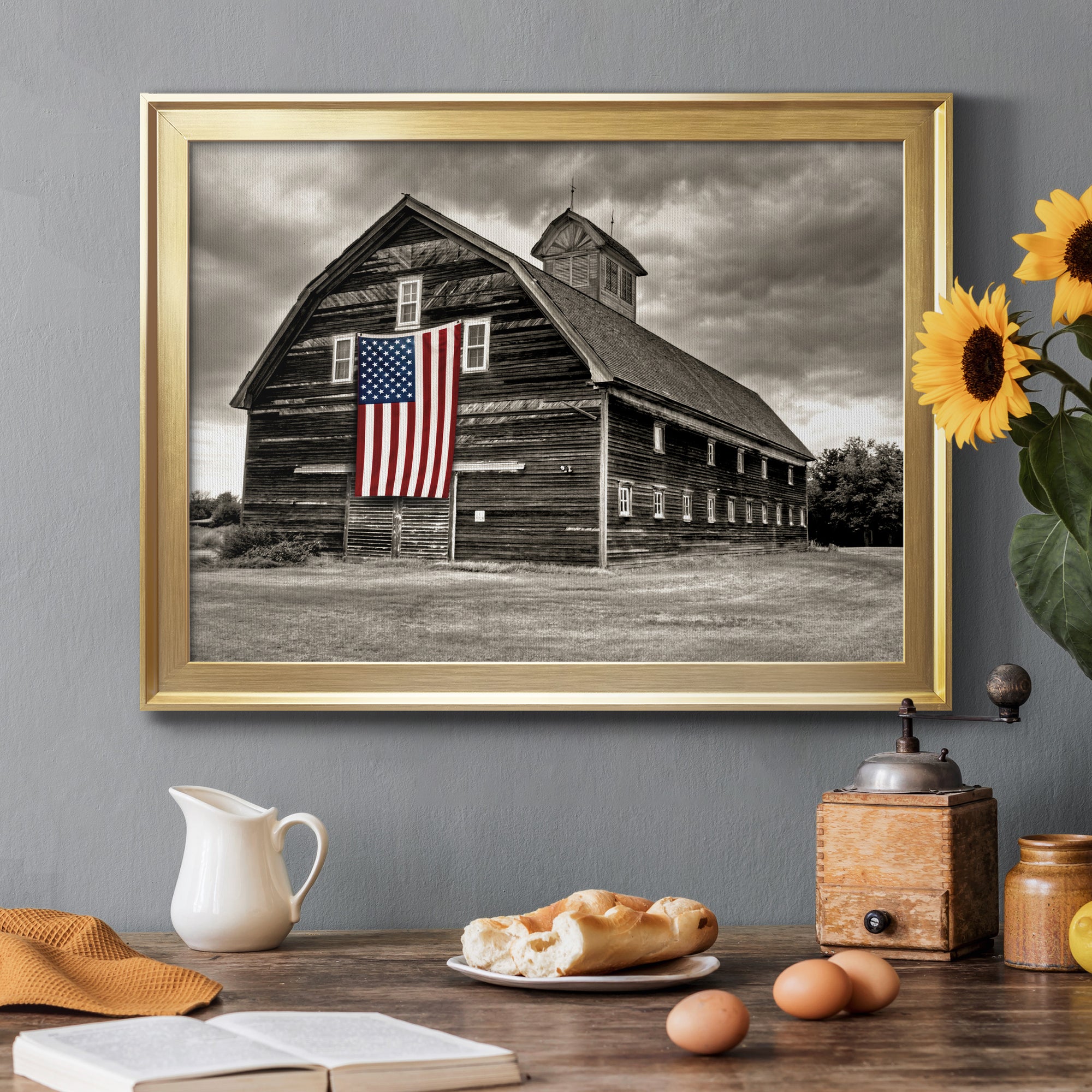 Modern Barn III Premium Classic Framed Canvas - Ready to Hang