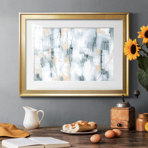 Stone Hatchmarks I - Modern Framed Art Print