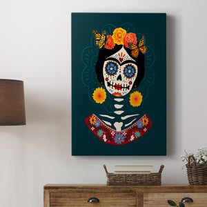 Bright Day of the Dead I Premium Gallery Wrapped Canvas - Ready to Hang